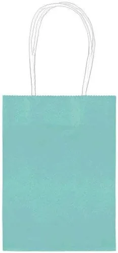 Vista 8 de Kiwi - Bolsas de papel kraft verde para fiestas, 5 pulgadas, 1 unidad, perfectas para eventos temáticos de colores y regalos