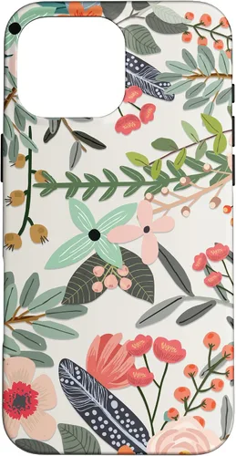 Vista 19 de Cute Colorful Garden Botanical Floral Pattern Case for iPhone 17