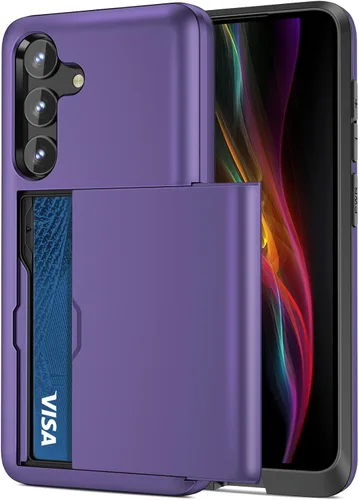 Vista 17 de Jiunai Funda para Samsung Galaxy S22 Plus Funda tipo cartera para tarjetas de crédito, soporte para efectivo, bolsillo deslizante de doble capa