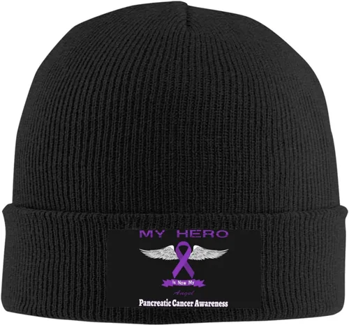 Vista 2 de Beanie Hat Unisex Stretchy Hat Soft Warmth Knit Hat Cap for Men & Women