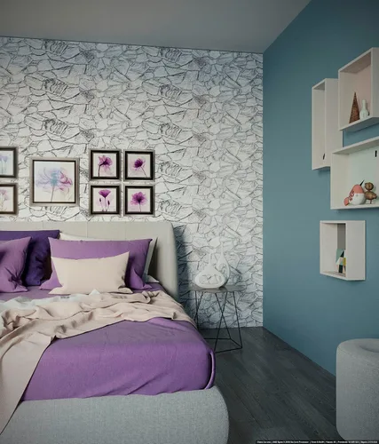 Vista 5 de Dundee Deco Paneles de pared 3D, paneles de pared de PVC de piedra sintética de carbón blanco para decoración de pared interior, sala de estar, Gris