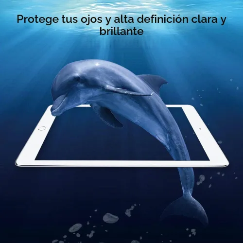 Vista 4 de PERFECTSIGHT Protector de pantalla anti luz azul compatible con iPad 7/8/9 gen (10.2 pulgadas, 7ª/8ª/9ª generación), protección ocular transparente