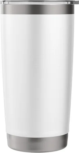Vista 3 de Amarillo City - Vaso aislado de acero inoxidable