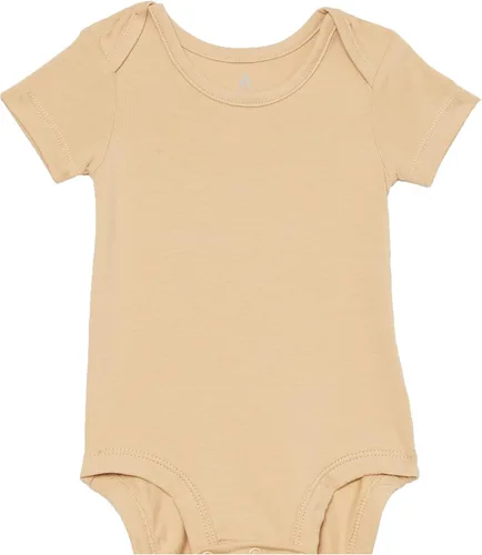 Vista 2 de Tienda Essentials Unisex Babies' Cotton Stretch Jersey Short Sleeve Bodysuit (Previously Tienda Aware), Pack of 3