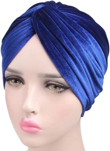 Vista 2 de Gorro de pelo con torcedura de color brillante