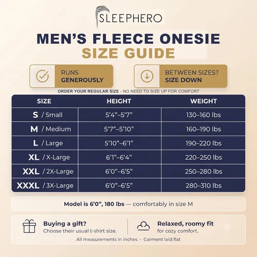 Vista 3 de SLEEPHERO Mono de forro polar para hombre, traje de unión con cremallera completa y capucha, pijama suave de una pieza para adultos Reno divertido