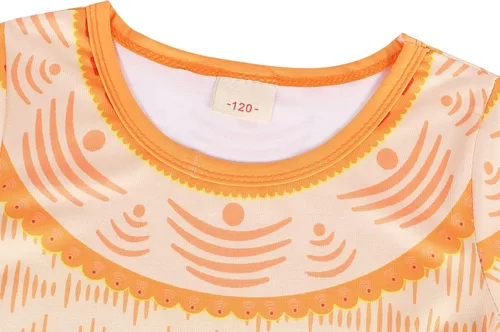 Vista 4 de HenzWorld Vestido Mirabel para niñas disfraz de la familia Madrigal disfraz de Isabella para fiesta de cumpleaños ropa de regalo