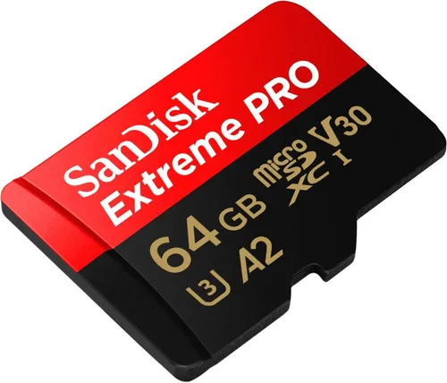 Vista 2 de SanDisk - Tarjeta microSDXC Extreme PRO de 64 GB + adaptador SD + RescuePro Deluxe, hasta 200 MB/s, con rendimiento de aplicaciones A2