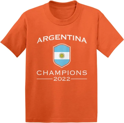 Vista 4 de Argentina Champions 2022 - Camiseta de algodón para bebés/niños pequeños