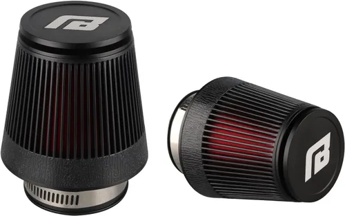 Vista 6 de NIBBI Racing CNC 42mm Filtro de Aire Redondo Cónico, Filtros de Aire Universales para Moto de Tierra, ATV, Quad, Go Kart, Pit Dirt Bike, Piezas