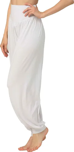 Vista 2 de Marca Hoerev pantalones de modal y elastano súper suave para yoga y pilates.