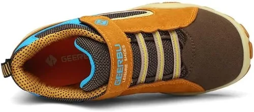 Vista 3 de Zonkacen Botas de senderismo cómodas para niños y niñas para caminar al aire libre