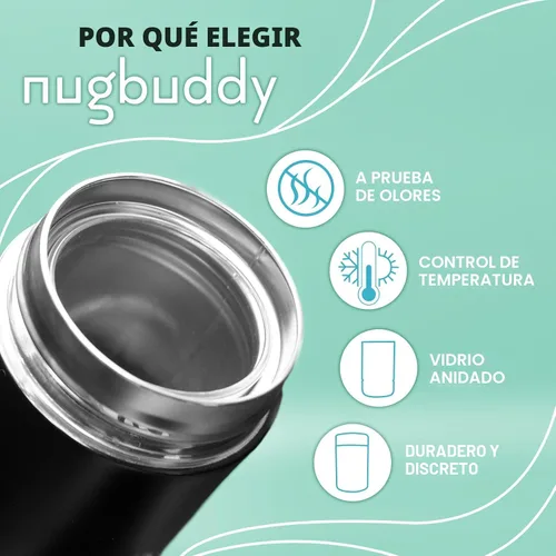 Vista 3 de Mini Envase Hermético de Almacenamiento - Sellado al Vacío Aislado con Tarro de Vidrio Anidado - Protección UV, Acero Inoxidable con Control
