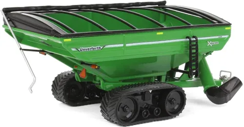 Vista 3 de Spec Cast 1/64 Green Unverferth X-Treme 1319 Carro de grano con orugas UBC-031