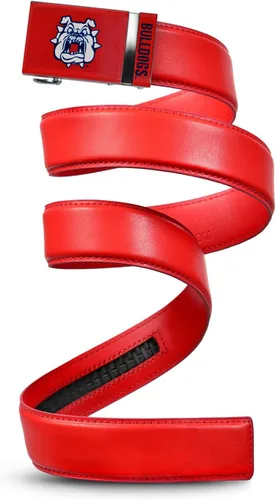 Vista 27 de Mission Belt Con licencia oficial de la NC Alabama Crimson Tide Crimson Tide (Cuero Negro)