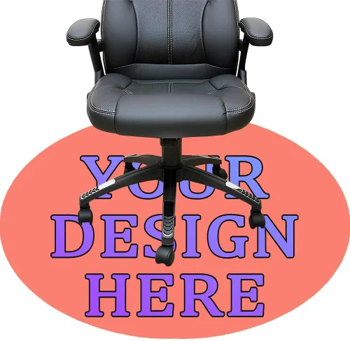 Vista 91 de Tapete redondo personalizado para silla de escritorio de oficina, diseño de tu propio logotipo de foto, texto, alfombrillas circulares