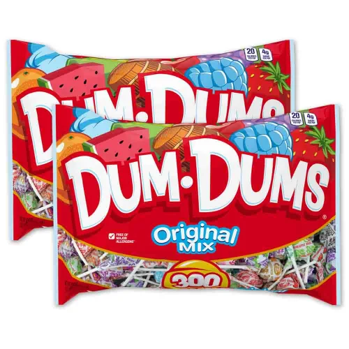 Vista 9 de Dum Dums Original, paletas, libre de la mayoría de alérgenos