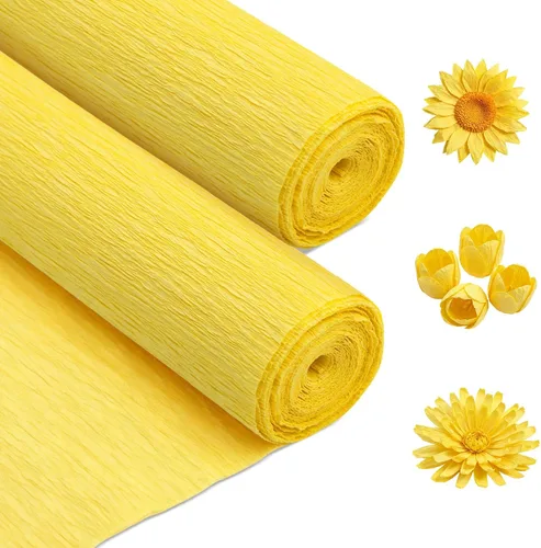 Vista 15 de 24 Colors Crepe Paper Roll 10 X 98inch Papel Crepe Video Tutorial