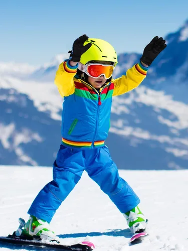 Vista 6 de SATINIOR 2 pares de guantes de nieve gruesos para niños, guantes de esquí para niños pequeños, guantes de invierno cálidos e impermeables para niños