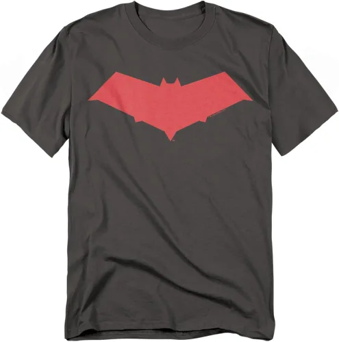 Vista 10 de Popfunk Camiseta de superhéroe Jason Todd de Red Hood Tie Dye negro monocromático
