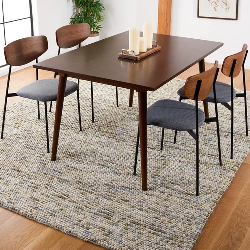 Vista 22 de SAFAVIEH Natura Collection - Alfombra decorativa, 2 x 3 pies, color beige, mezcla de lana hecha a mano, diseño texturizado, ideal para pasillo