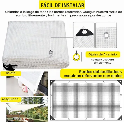 Vista 5 de Lona transparente para invernadero resistente de 14 Mil, cubierta impermeable transparente, lona de poliéster con ojales resistente a los rayos UV