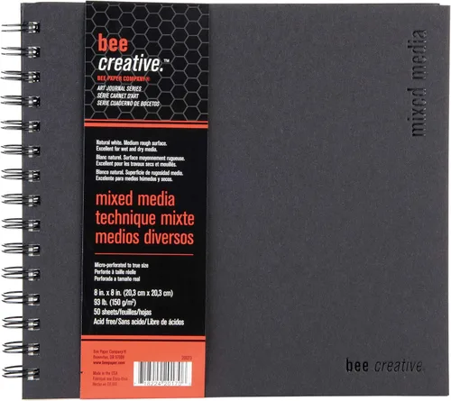 Vista 9 de Bee Paper - Diario de acuarela Bee Creative de 5.5" x 8