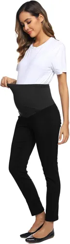Vista 2 de Maacie - Pantalones informales de maternidad para mujer