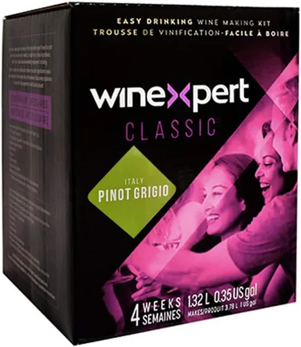 Vista 2 de Kit de ingredientes de vino clásico italiano Pinot Grigio de un galón