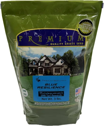 Vista 4 de Mezcla de semillas de césped Blue Resilience, 1 lb