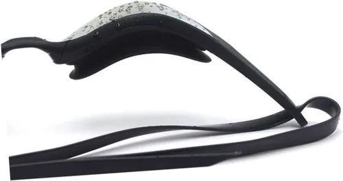 Vista 7 de BESTonZON Professional Swim Goggles Anti-fog Wide View Swimming Glasses Silver Mirror Coating Black Frame Adult Swimming Equipment for Men and Women