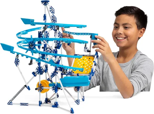 Vista 7 de K'NEX - Pista de Canicas con Motor, 504 Piezas, Construcción STEM, Set de Construcción para Niños, Edades 8+