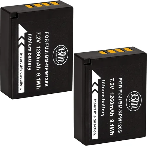 Vista 7 de BM NP-W126S Batería para Fuji FinePix X Half, X-E5, X-100F X-100V X100 VI, X-S10 X-A7 X-H1 X-T2 X-T3 X-T10 X-T20 X-T30 X-T30 II X-T30 X-T30 III