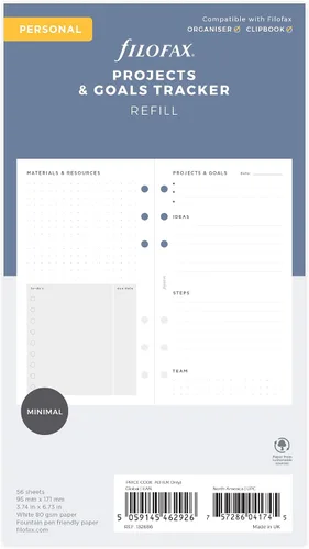 Vista 7 de Recambio para planificador de actividades Filofax A5 2021