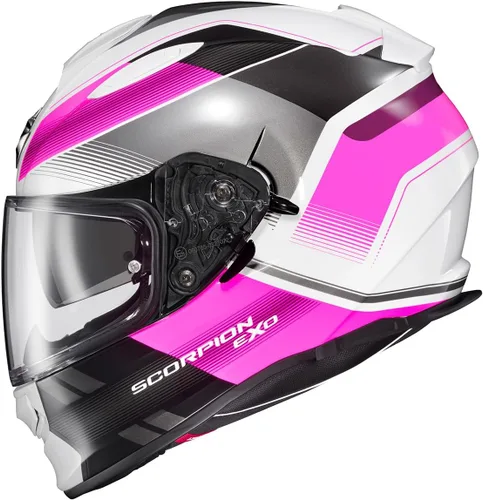 Vista 14 de ScorpionEXO Ryzer - Casco integral de motocicleta con visera Pinlock Ready con bolsillos para altavoz integrados, aprobado por DOT ECE