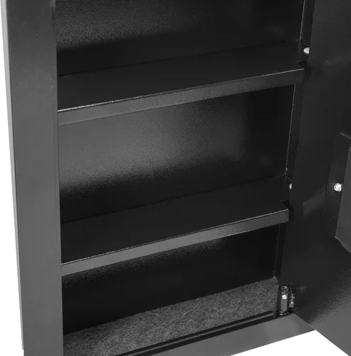 Vista 9 de Barska Caja fuerte de pared biométrica de seguridad de huellas dactilares 0.52 pies cúbicos