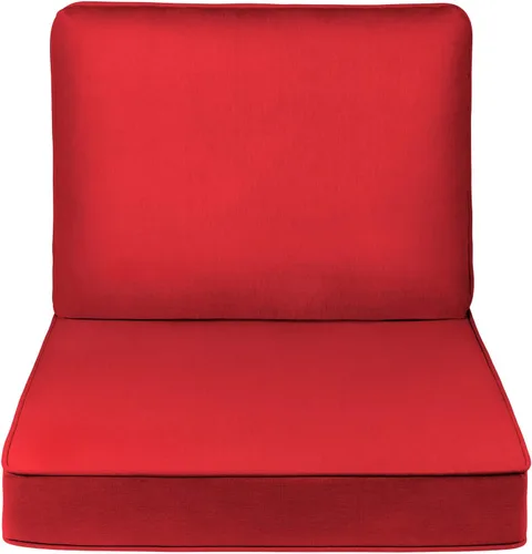 Vista 13 de Quality Outdoor Living - Cojín profundo para asiento y respaldo, 23 x 26 pulgadas, menta