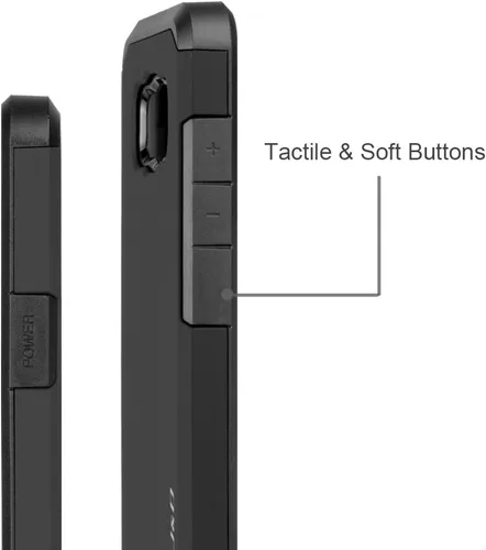 Vista 5 de J&D Funda compatible con Galaxy S8 Active, resistente de doble capa híbrida a prueba de golpes, resistente, no para S8 o S8 Edge, color negro
