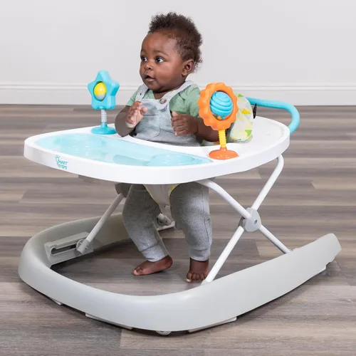 Vista 2 de Smart Steps® by Baby Trend Dine N' Play - Andador de alimentación 3 en 1, Harmony Fun
