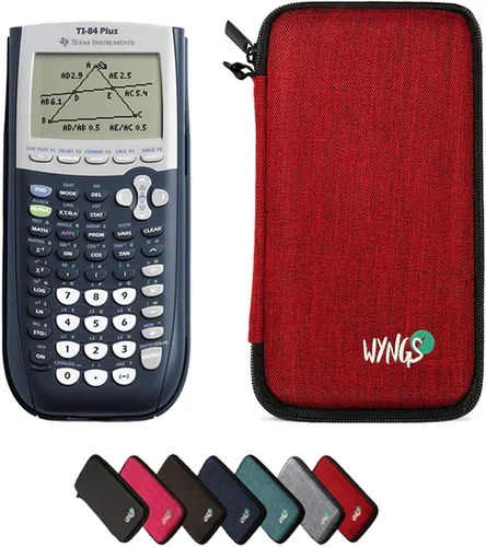 Vista 9 de Calculadora gráfica TI 84 Plus + funda protectora WYNGS color negro