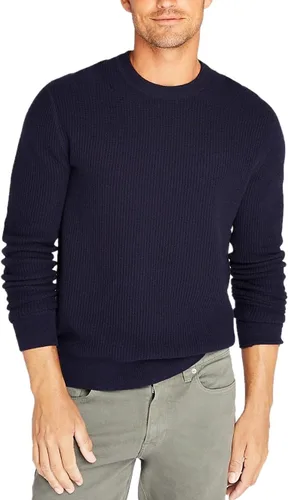 Vista 2 de Club Monaco Suéter de cuello redondo con textura de cachemira para hombre