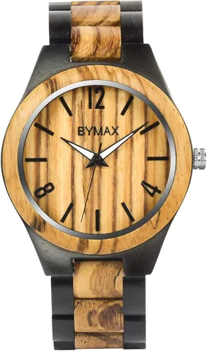 Vista 7 de Bymax - Reloj de pulsera analógico de cuarzo japonés hecho a mano con caja de regalo