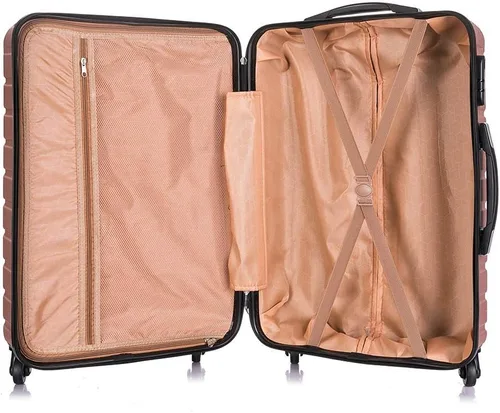 Vista 8 de Fridtrip juego de maletas de viaje con ruedas giratorias carcasa dura ligeras equipaje de mano