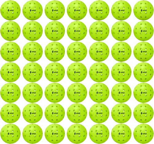 Vista 22 de Bolas de Pickleball Srikel para Exteriores - Bolas de Pickleball Aprobadas por USAPA, Diseño Roto-Moldeado Sin Costuras para Durabilidad, 4 Paquetes