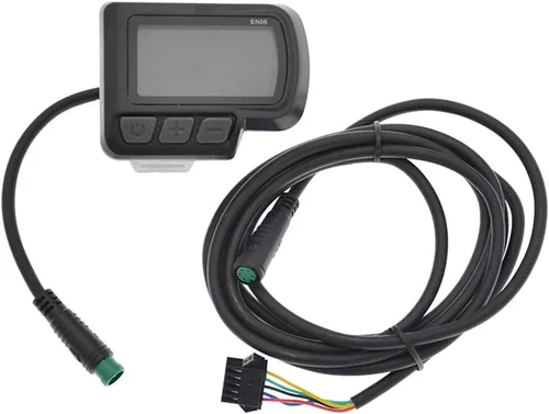 Vista 8 de Computadora de bicicleta, pantalla LCD impermeable, velocímetro de bicicleta, pantalla EN06, kit de controlador sin escobillas para scooter