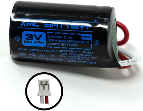 Vista 2 de 3v 850mAh Omron CJ1M CJ1G CJ2M CJ2G CP1E CP1L CP1H batería para PLC controlador de máquina