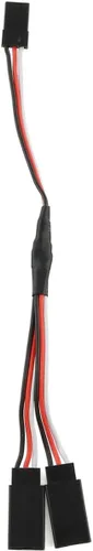 Vista 4 de E-outstanding Cable de extensión de servo enchufe de 5.906 in estilo Y de 3 pines Servo Cable de extensión para RC Avión JR Futaba Servo Accesorios