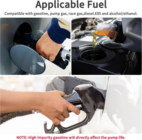 Vista 5 de Universal eléctrico en línea externo del flujo 24V de la bomba de combustible 300Lph alto 0580254044