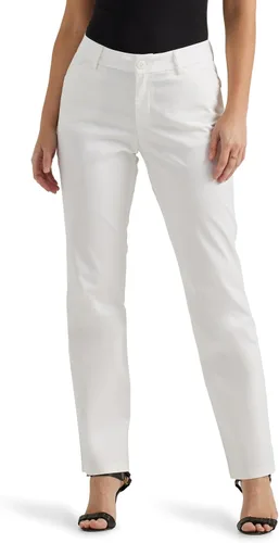 Vista 7 de Lee - Pantalón de pierna recta, ajuste relajado y antiarrugas para mujer Ceniza jaspeado