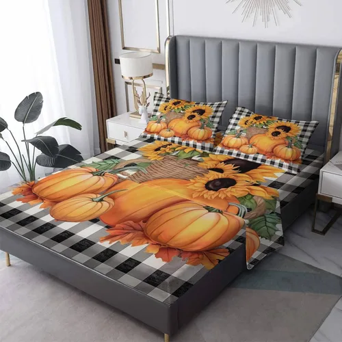 Vista 24 de Juego de sábanas tamaño Queen – Sábanas aztecas, sábanas y fundas de almohada de nativos americanos, microfibra suave, bolsillo profundo y sin